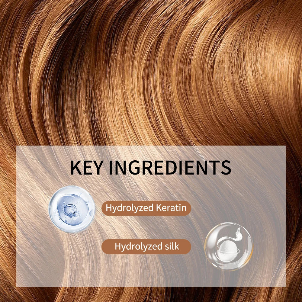 Keratin Hair Care Brazilian Straight Hair Long-Lasting Results Treatment Shiny Hair Keratin Repair 100Ml Anti-Frizz Straighter HIP