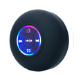 SEamopar IPX4 Waterproof Bluetooth Speaker – Suction Cup & LED Portable Bluetooth Speaker HIP Black