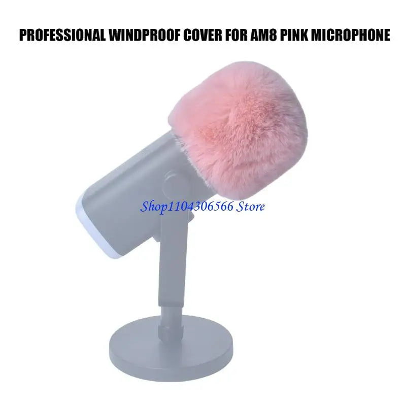 Furry Oval Windscreen for FIFINE AM8 Microphone | 4 Colors Microphone Windscreen HIP