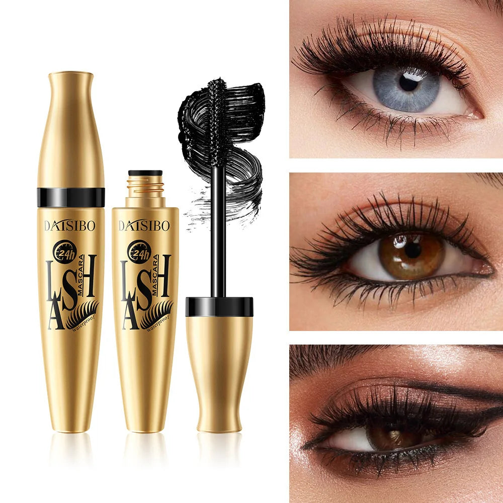 3D Fiber Mascara Long Black Lash Eyelash Extension Waterproof Eye Makeup Extension Eyelash 3D Silk Fiber Lash Mascara HIP 03