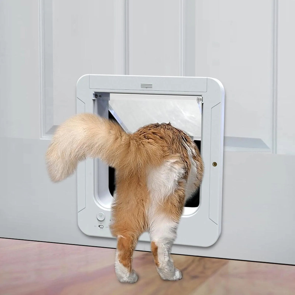 Smart Cat Door Automatic Sensing with Collar Activated Easy Installation Pet Door for Home Smart Pet Door HIP