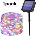2-Pack 300 LED Solar Fairy String Lights – 8 Modes Outdoor Solar String Lights HIP multicolor 1Pcs 30M-300LED