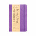 2027 A5 PU Leather Planner Notebook – Daily & Monthly Planner Notebook HIP Purple