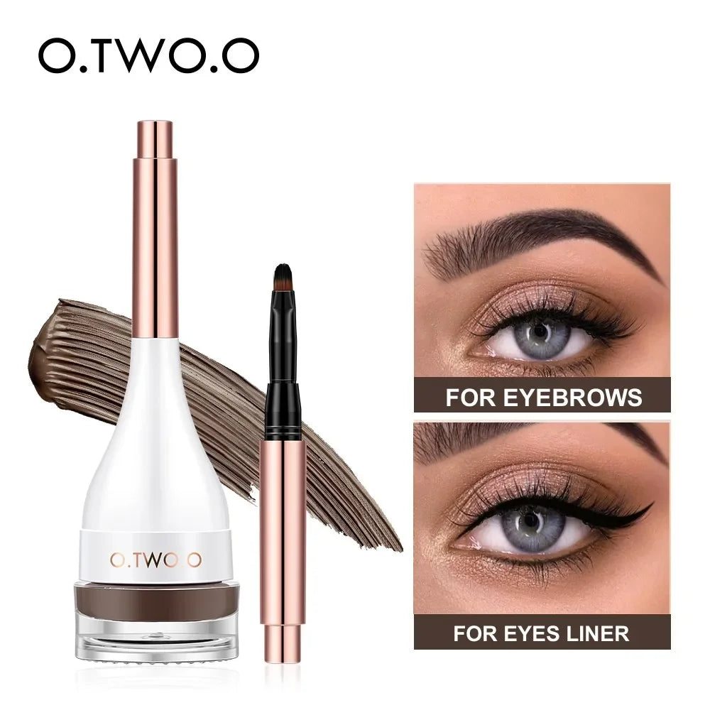 O.TWO.O Waterproof Eyebrow Pomade Gel – Tinted Brow & Liner Eyebrow Pomade HIP