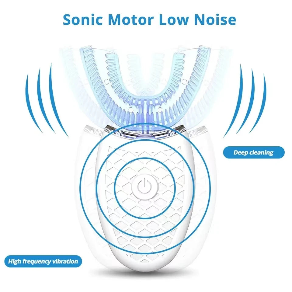 U-Shape Sonic Electric Toothbrush – 360° Whitening, USB Charge Electric Toothbrush HIP