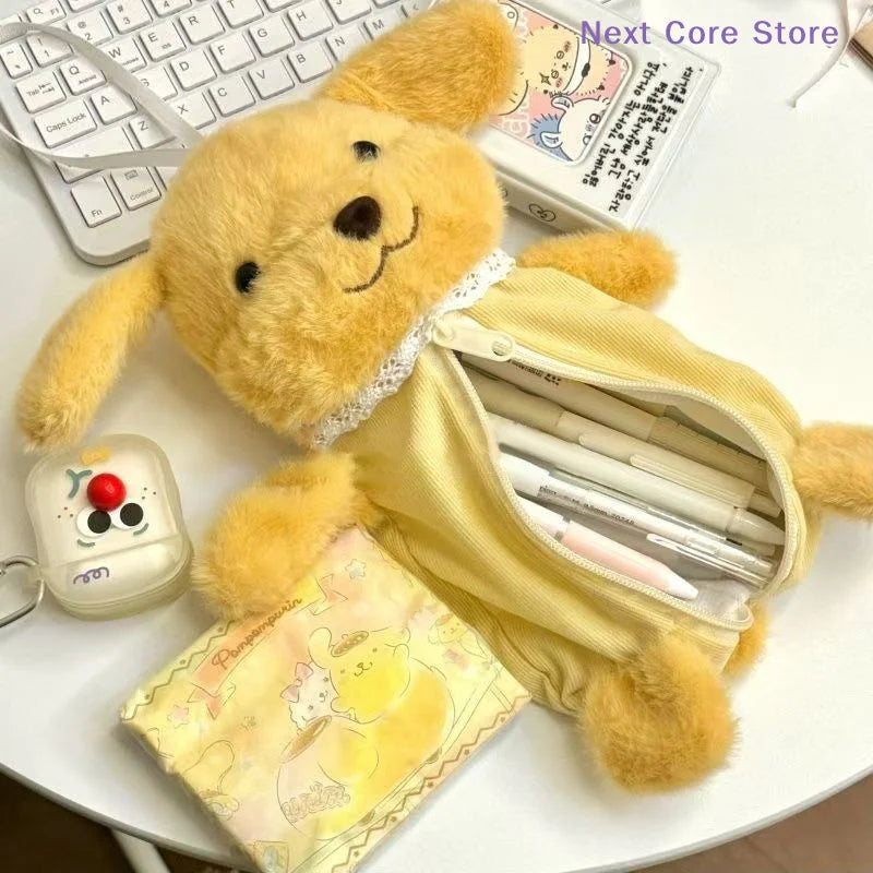 Cute Plush Pencil Case – Large Capacity Cartoon Pen Bag Plush Pencil Case HIP