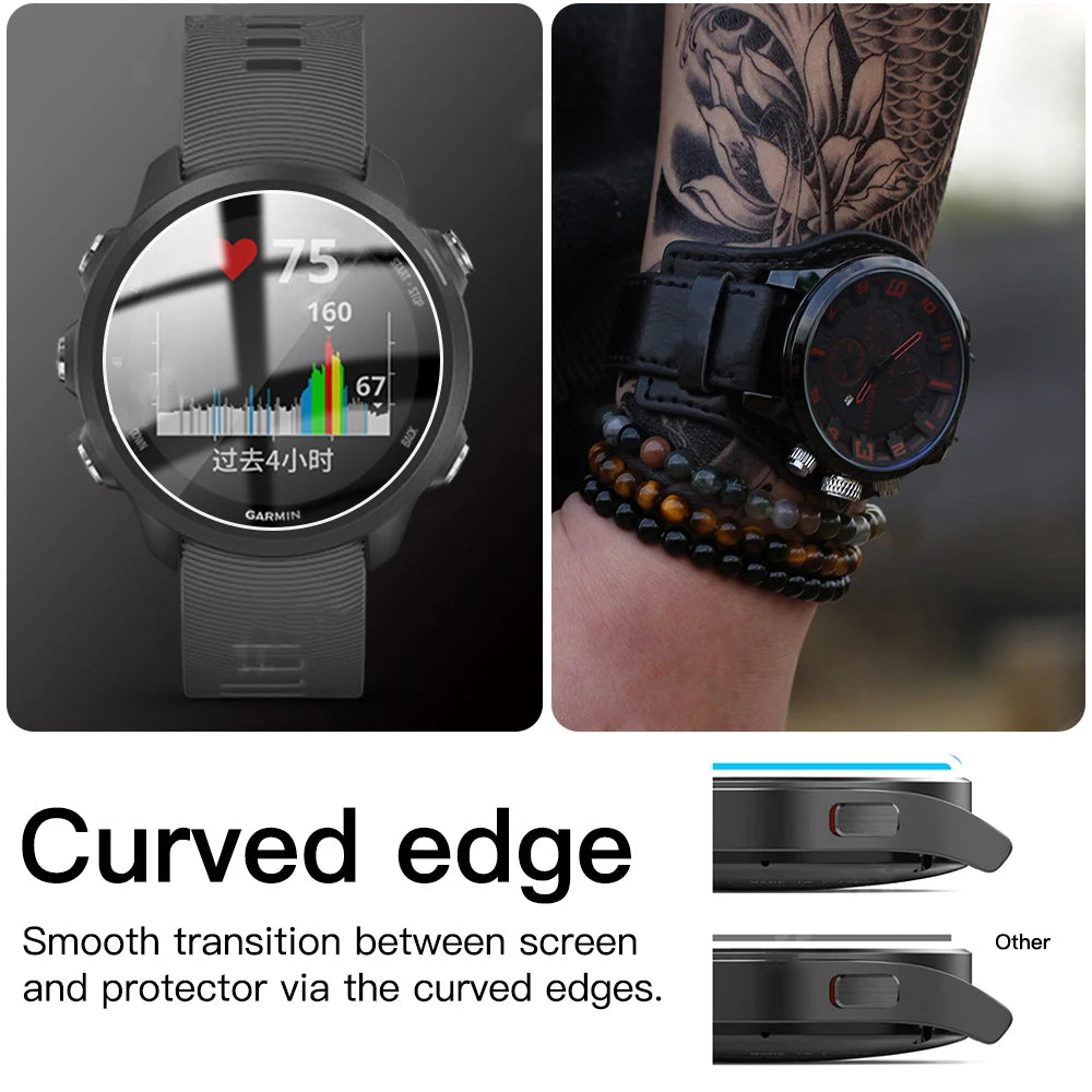 9H Tempered Glass Screen Protector for Garmin Forerunner Watch Screen Protector HIP
