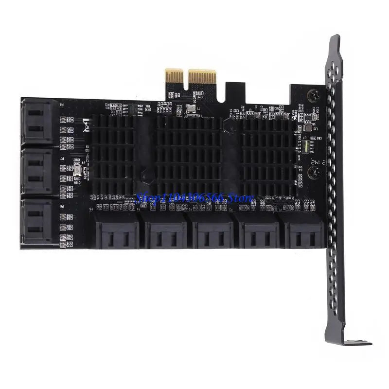 PCIe x16 to 16-Port SATA 3.0 Expansion Controller Card SATA Controller Card HIP