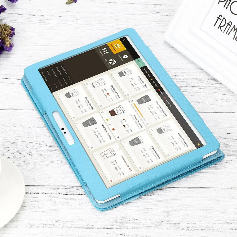 Universal 10.1" Tablet Leather Flip Stand Case | PU Cover Tablet Flip Case HIP