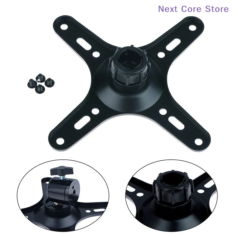 VESA Monitor Mount Adapter 75x75 100x100mm to 1/4" Screw Plate Monitor Mount Adapter HIP