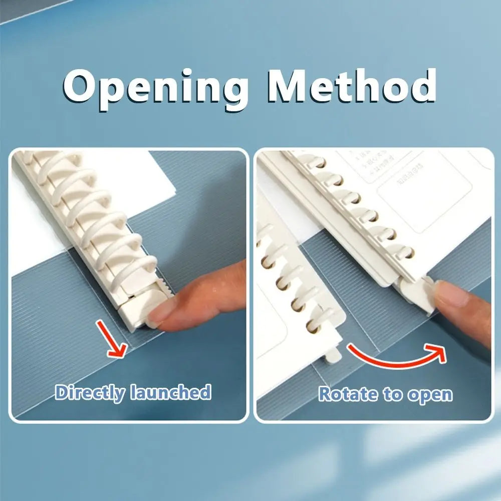 A4/A5/B5 Loose-Leaf Binder Notebook – Detachable Notepad Loose-Leaf Notebook HIP