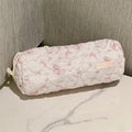 Pink Swan Quilted Pencil Case – Large Capacity Kids Pen Pouch Quilted Pencil Case HIP Pink