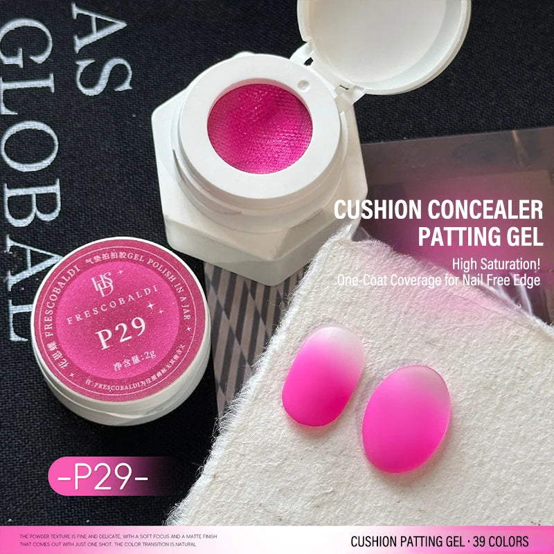 1Pc 39 Colors Nail Air Cushion Patting Gel High Saturation Long-Lasting Solid Color Gradient Shading For DIY Nail Salon ﻿Tools HIP 29