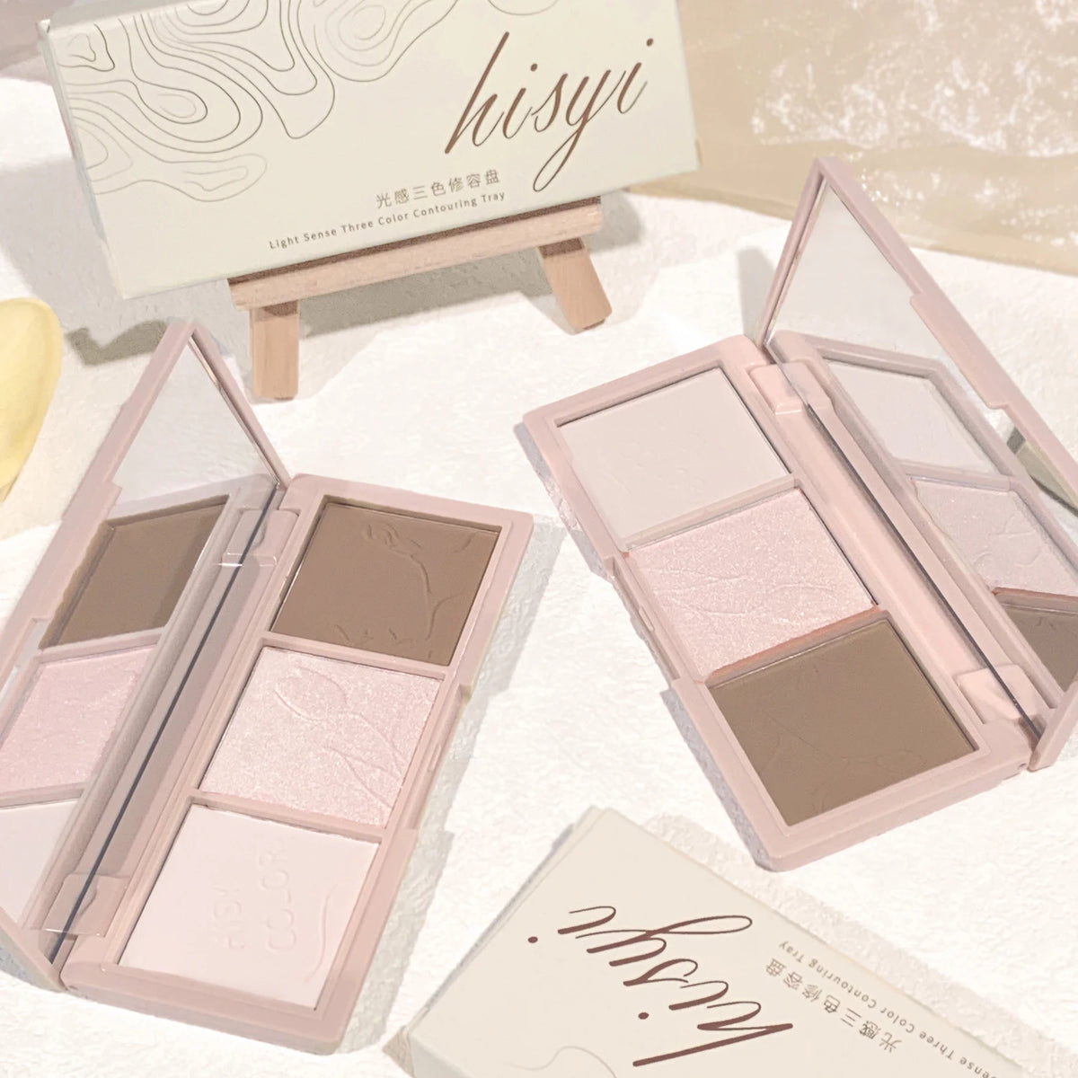 3D Contour & Highlight Powder Palette – Pearl & Matte Contour Highlight Palette HIP