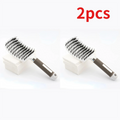 Boar Bristle Hair Brush – Detangle, Scalp Massage & Style Boar Bristle Hair Brush HIP C690-white 2pcs