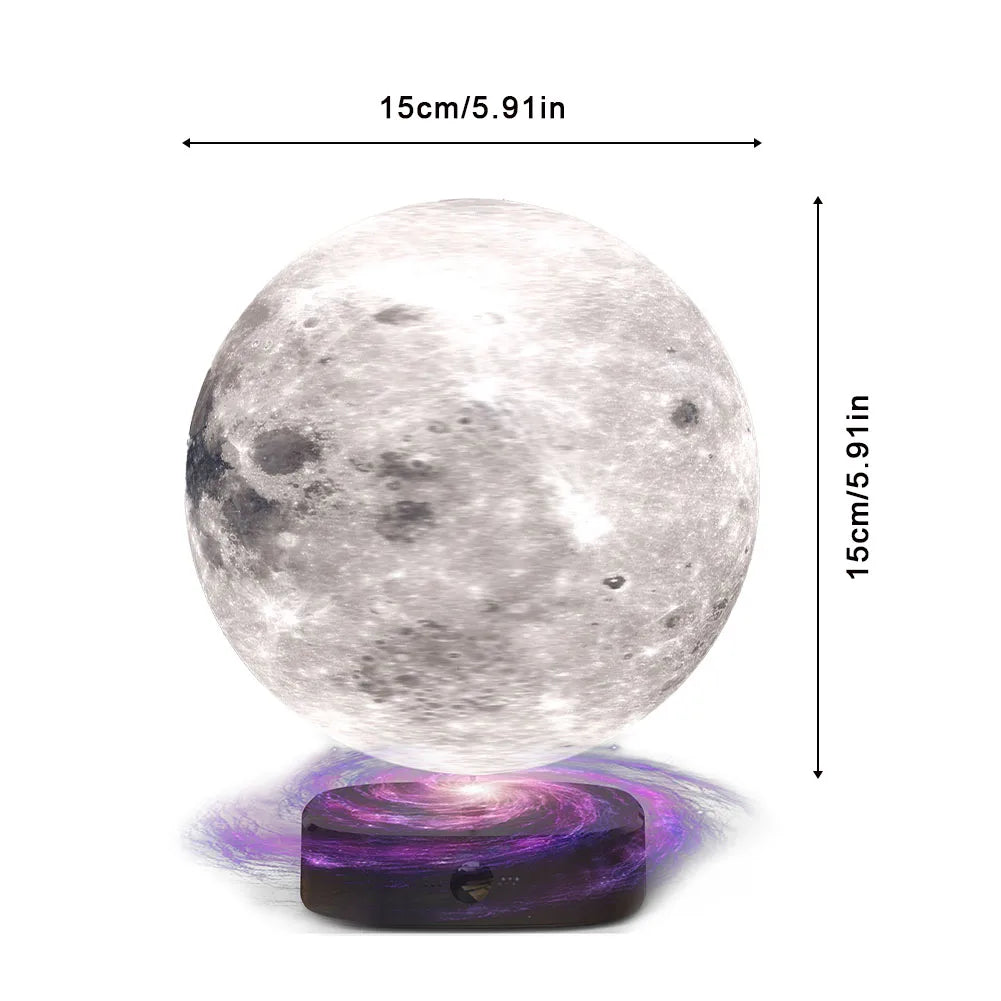 1Pc 15cm Moon Lamp LED Night Light Battery Powered with Stand Starry Lamp Bedroom Decor Night Lights Kids Gift Moon Lamp HIP