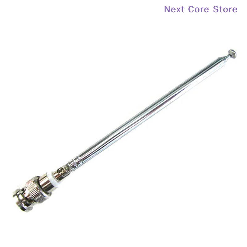 FM Radio Telescopic Antenna BNC Connector 0.7m Stainless Steel FM Radio Antenna HIP