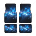 Blue Galaxy Car Floor Mats Set of 4 – Front & Rear Car Floor Mat Set HIP Black one size