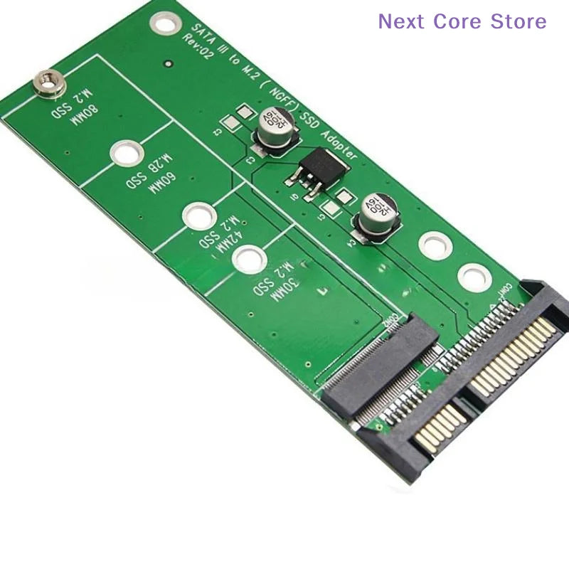 M.2 NGFF to SATA3 Adapter Card – 6 Gbps SSD Converter SSD Adapter Card HIP