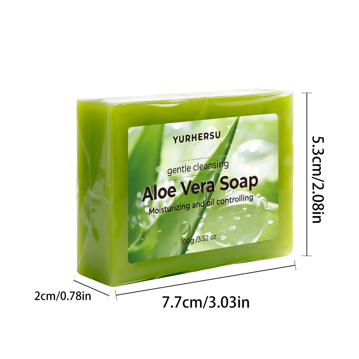 Aloe Vera Essential Oil Soap Bar – Cleansing & Hydrating Cleansing Soap Bar HIP