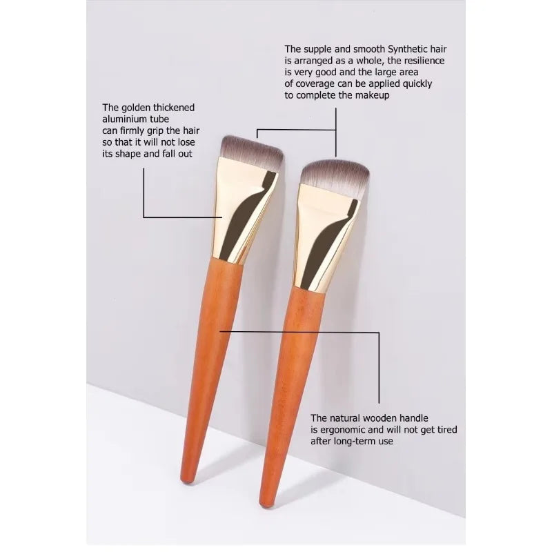 RUZOFO Super Thin Foundation & Concealer Brush Set 1–3 Pcs Foundation Makeup Brush HIP