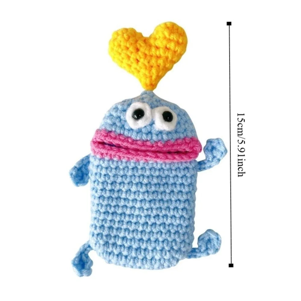 Handmade Knitted Key Pouch – Cute Pull-Out Key Holder Knitted Key Holder HIP