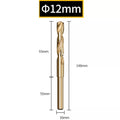 HSS Cobalt Twist Drill Bit 12mm–35mm Round Shank Metal Borer HSS Twist Drill Bit HIP 12mm
