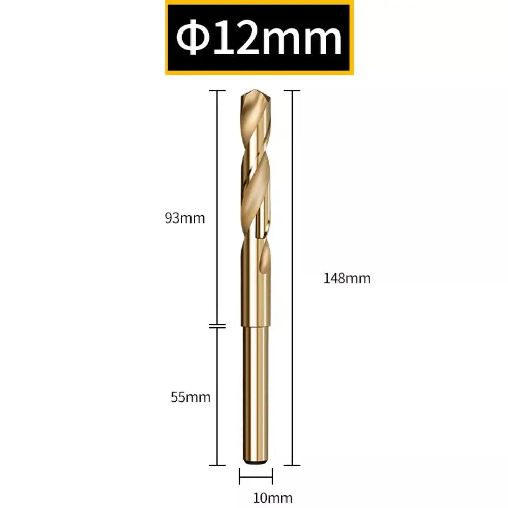 HSS Cobalt Twist Drill Bit 12mm–35mm Round Shank Metal Borer HSS Twist Drill Bit HIP 12mm