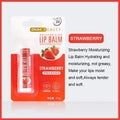 Fruit Lip Balm Winter Fashion Moisturizing Lip Oil Long-Lasting Clear Transparent Natural Aloe Lipstick Lip Care Lipstick Makeup HIP Strawberry