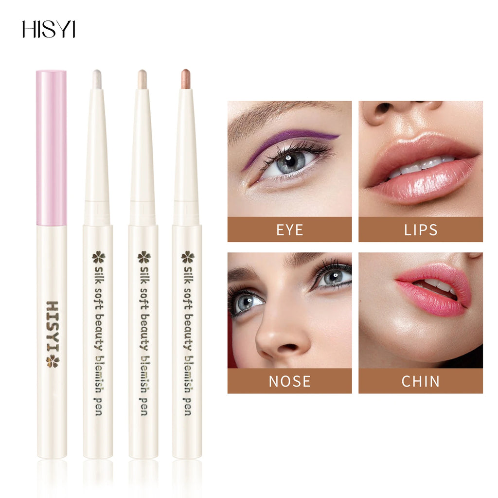 2-in-1 Lying Silkworm Highlighter & 3D Eyeliner Pen Dual-Ended Eyeliner Pen HIP