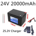 24V 20Ah LiFePO4 Lithium Battery Pack 18650 with BMS Lithium Battery Pack HIP 8000mAh