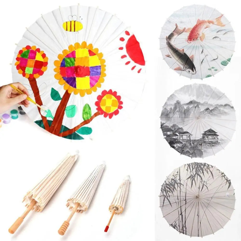 Blank White Paper Umbrella – DIY Painting & Photo Prop DIY Craft Prop HIP