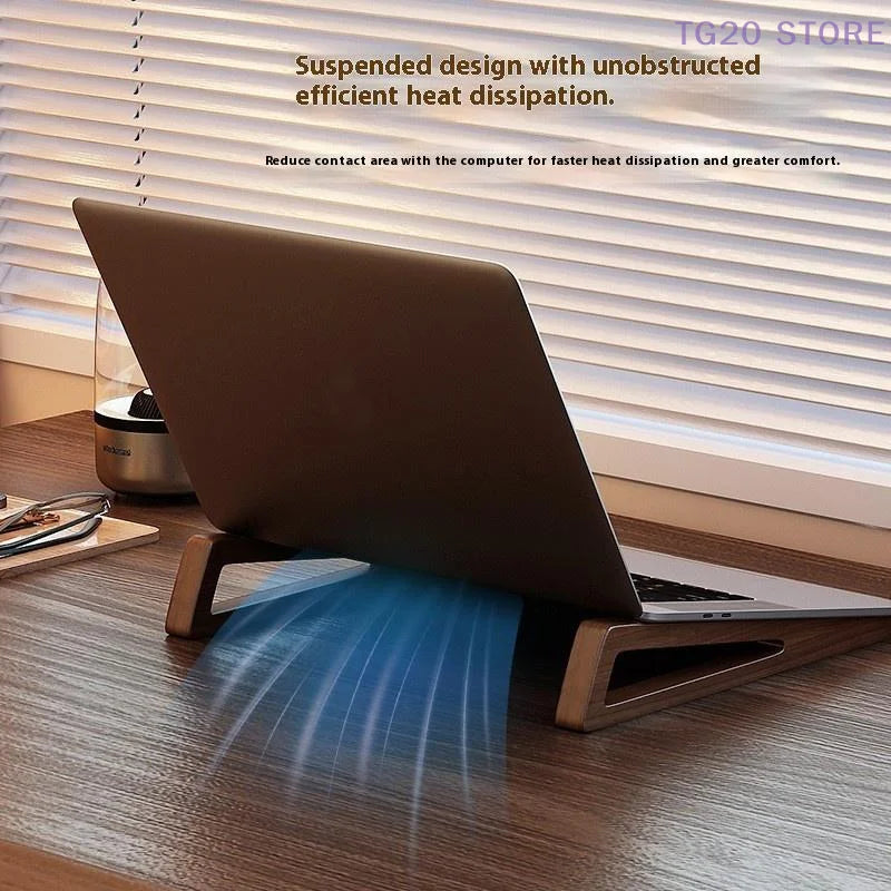 Foldable Bamboo Laptop Stand – Ergonomic 12° Cooling Design Laptop Stand HIP