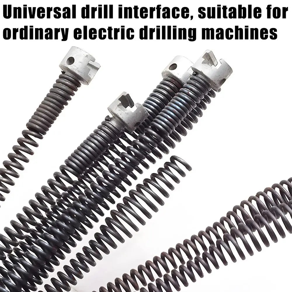 Electric Drill Drain Cleaning Spring Tool – 1/3/5 Metre Drain Cleaning Tool HIP