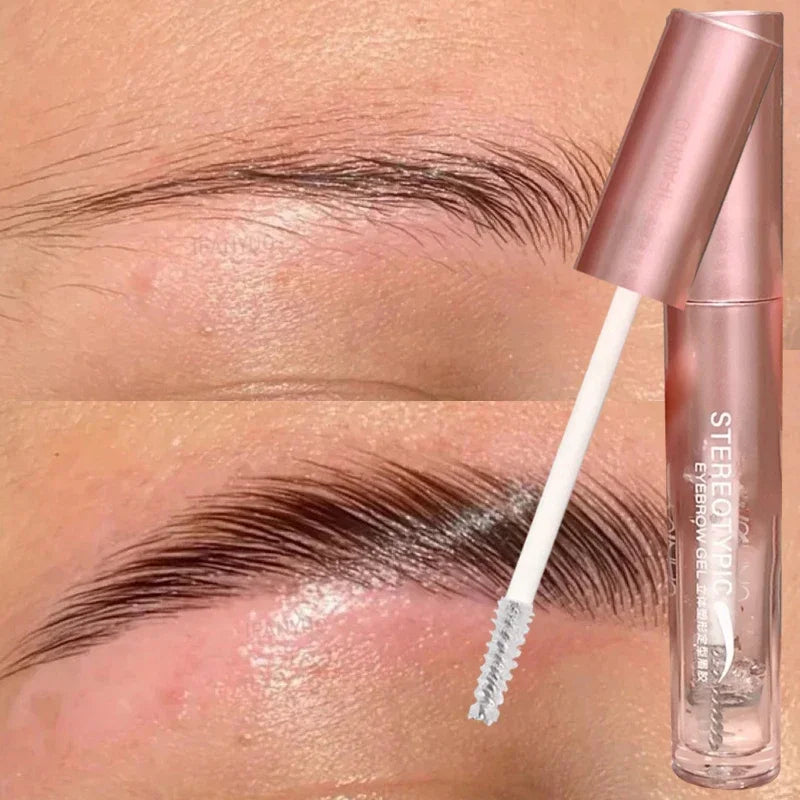 Transparent Waterproof Eyebrow Styling Gel Long Lasting Fixing Brow Soap Cream Makeup Clear Liquid Eyebrow Sealed Layer Cosmetic HIP