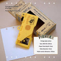 Portable 3-Hole 4mm Punch for M5/A7 Loose Leaf Notebooks Mini Hole Punch HIP Yellow