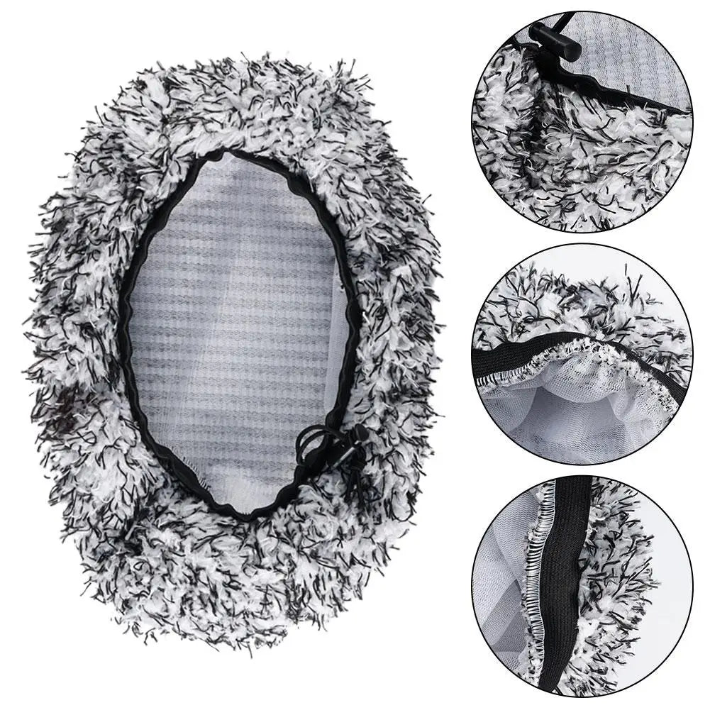 Replacement Cloth Cover for Car Long Handle Brush Head Car Wash Brush Plush Mop Brush Cover 1pc Car Cleaning Car Accessories HIP