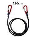 8mm Elastic Bungee Cords with Carabiners – 30–210cm Elastic Bungee Cord HIP C775-1pcs 120cm