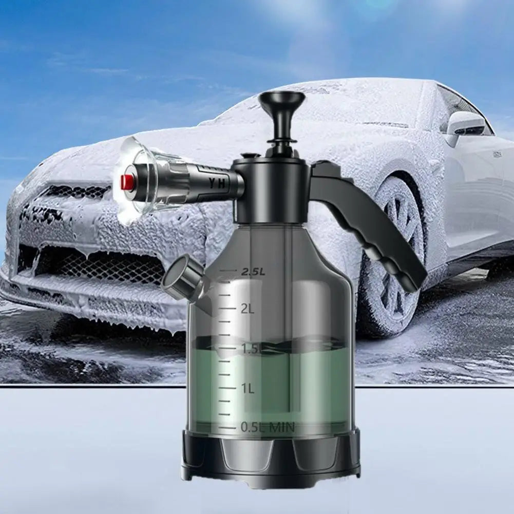 Professional Car Wash Foam Pump Sprayer 2.5L Hand Pressurized Water Spray Bottle For Auto Detailing Cleaning Snow Foam Cannon HIP