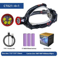 ESMARTER 4+1 LED Rechargeable Headlamp – Waterproof 18650 LED Headlamp HIP CT021-4 1 18650x3