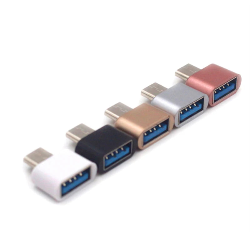 USB-A to USB-C OTG Adapter Converter | 1–5 Pack USB OTG Adapter HIP