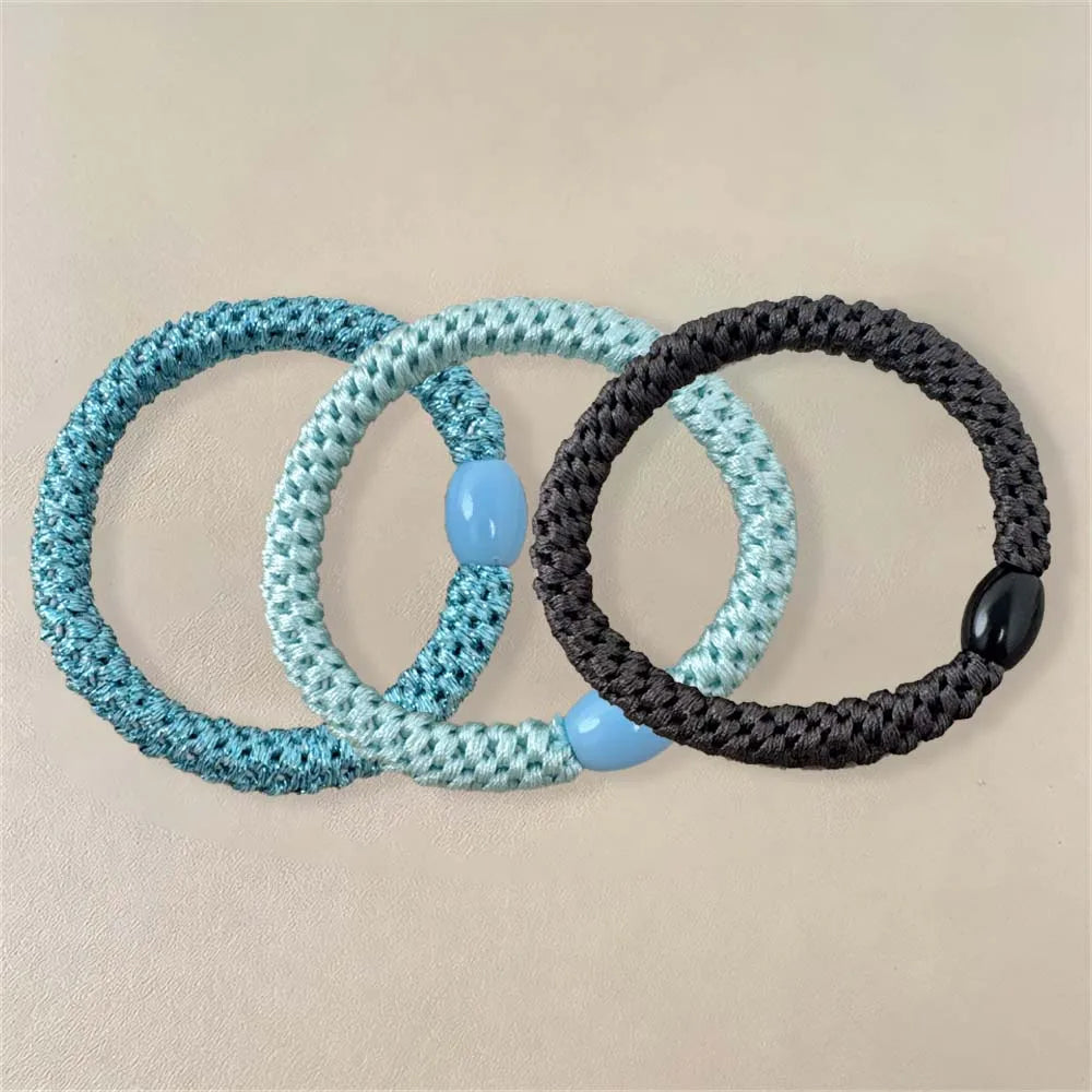 Silk Sport Hair Ties – No Crease Anti-Slip Elastic Ponytail Band