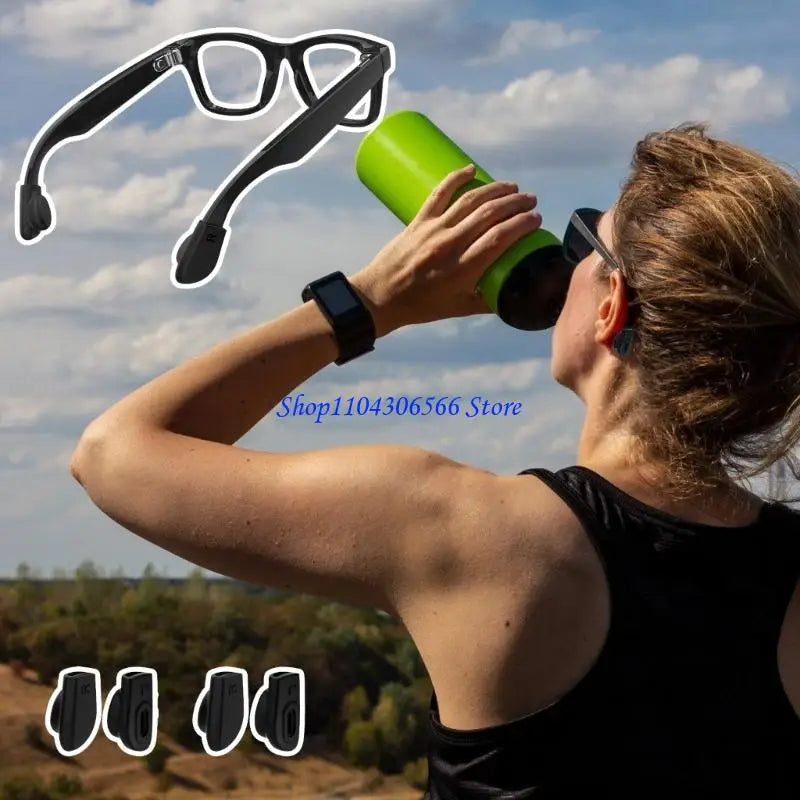 Silicone Anti-Slip Glasses Ear Grips – Eyewear Stabilizers Eyewear Ear Grips HIP
