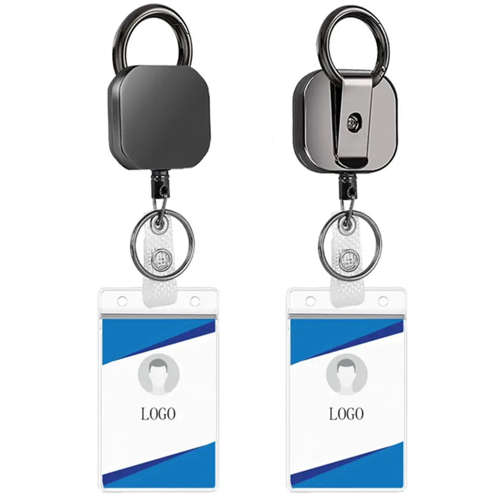 Retractable Badge Reel Clip – ID Card & Key Holder Badge Reel Clip HIP