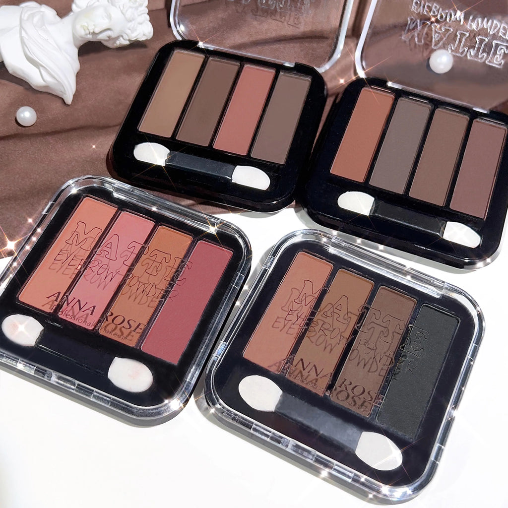 4-Color Earthy Eyeshadow Palette – Waterproof & Long-Lasting Eyeshadow Palette HIP