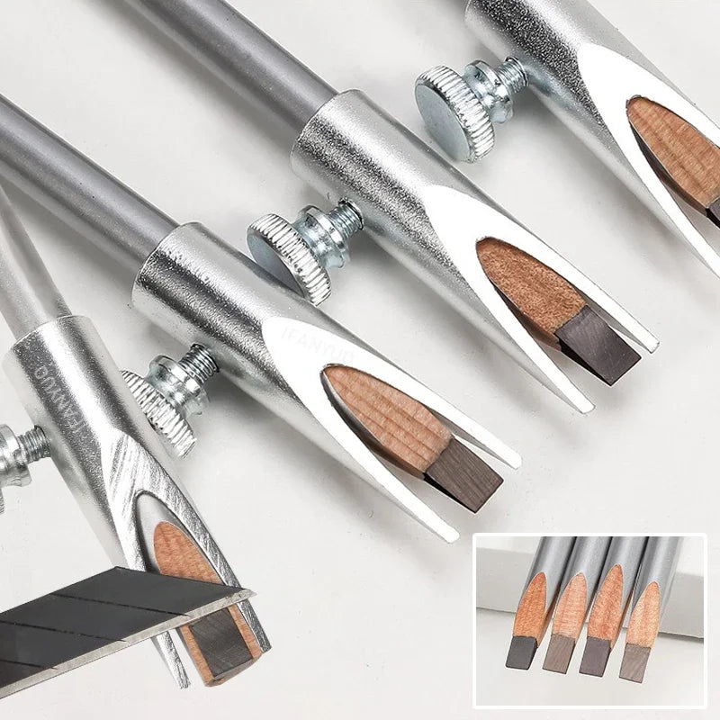 Microblading Eyebrow Pen Sharpening Tool Aluminum Alloy Eyebrow Pencil Sharper Makeup Tool Kits for Beginner Fixing Eyebrow Pen HIP