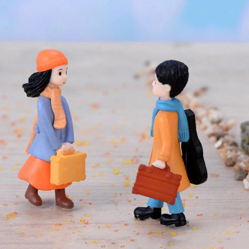 Miniature Couple Figurines – Fairy Garden & Dollhouse Décor Set Miniature Figurines HIP
