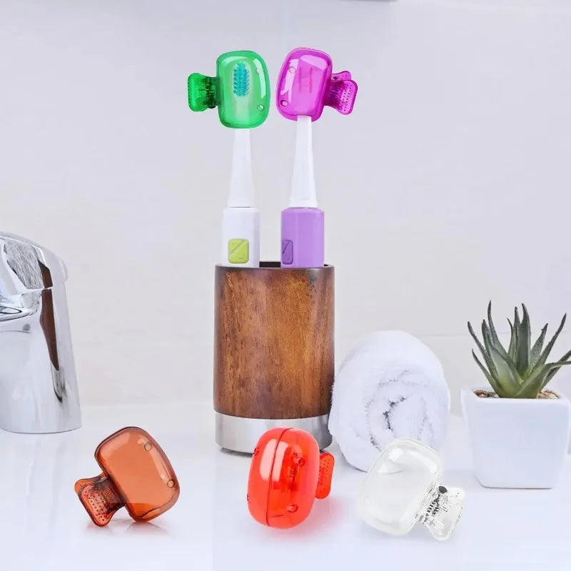 Travel Toothbrush Head Covers – Protective Caps 1/2/4/8 Pack Toothbrush Head Cover HIP