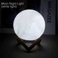 Moon Lamp LED Night Light with Stand – Battery Powered LED Moon Night Light HIP White Light
