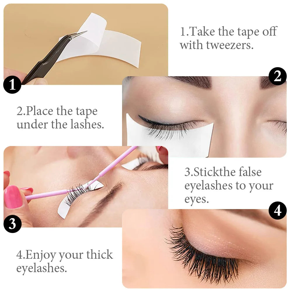 110Pcs Micro Foam Eyepad Painless Lash Supplies PE Foam Eye Patch Easy Remove Tape Makeup Stickers Under Eyelash Pad Patch HIP